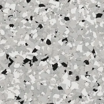 Feather Gray (FB-905) flake blend sample