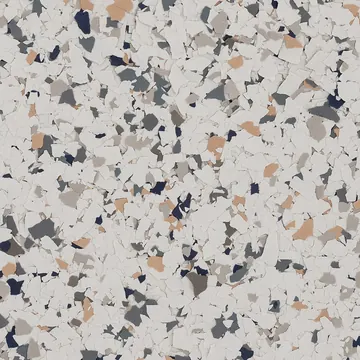 Courtyard (UVFB-1028) flake blend sample
