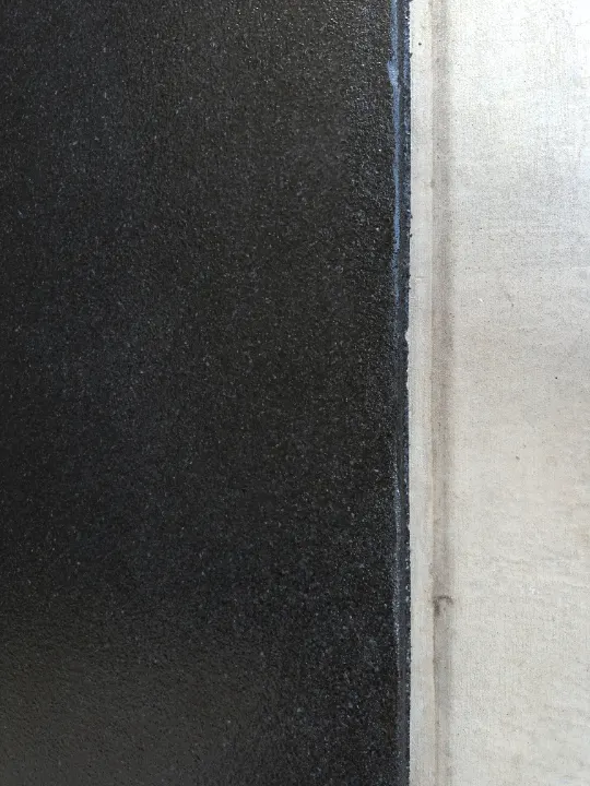Detail photo of the midlothian garage floor coating project in Midlothian, Texas.