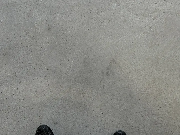 Repair photo of the garage floor coating project in Euless, Texas.